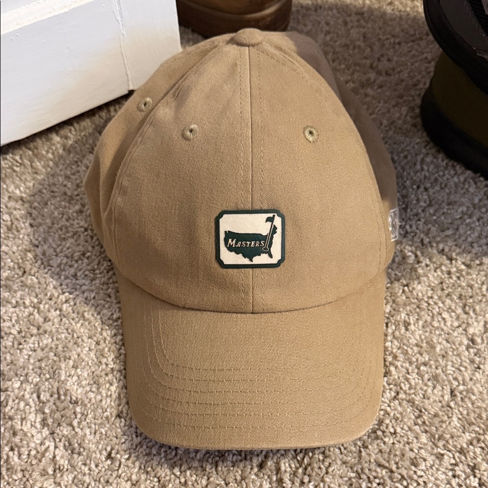 Masters Tan Baseball Cap